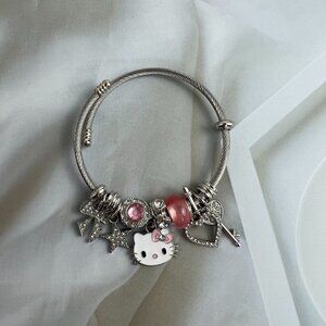 Pink Hello Kitty Bracelet cute